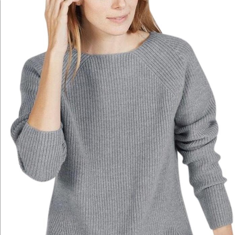 Everlane knit wool black sweater